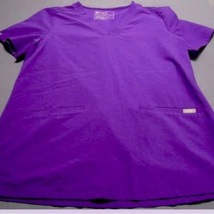 Women figs scrub top med
